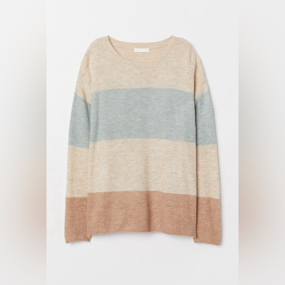 H&M Color Block Fine Knit Sweater - Picture 1 of 8